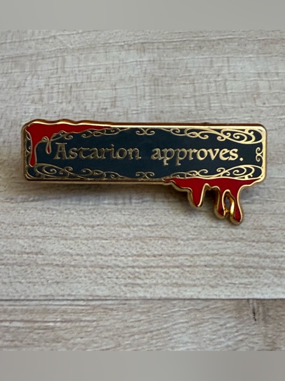 Baldur’s Gate Companion Approval Pin - Astarion